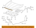 Gm Oem 18-21 Enclave Hood Components-front W'strip 84393408. Fixed Price $31.63.