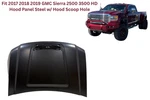 Fit 2017 2018 2019 Gmc Sierra 2500 3500 Hd Hood Panel Steel W/ Scoop Hole. Fixed Price $599.93.
