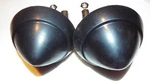 1957 Chevrolet, Chevy, New Front Accessory Rubber Bumper Bullets, W/mountings. Fixed Price $54.99.